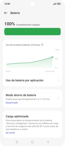 Pulsa Modo ahorro de batería.