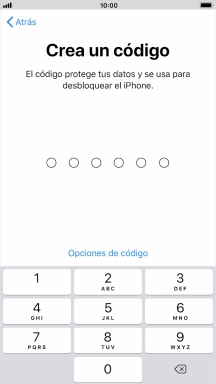 Pulsa Opciones de código.