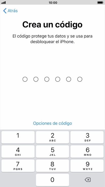 Pulsa Opciones de código.