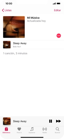 Pulsa el título de la canción.