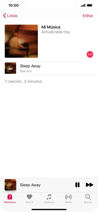 Pulsa el título de la canción.