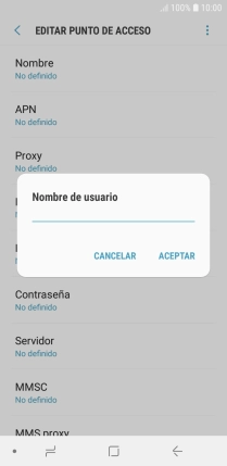 Introduce wap@wap y pulsa ACEPTAR.