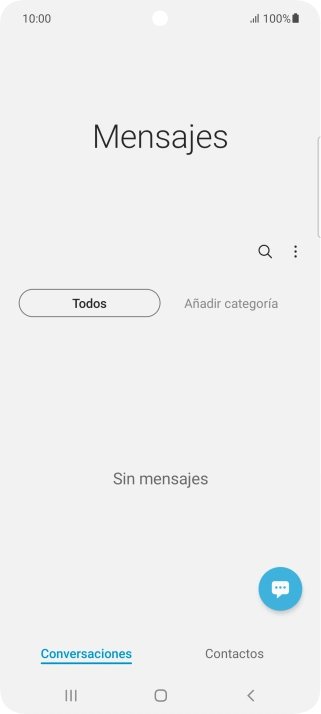 Pulsa el icono de nuevo mensaje.