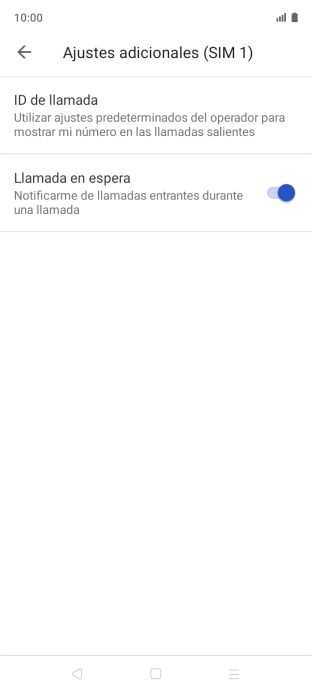 Pulsa el indicador junto a 