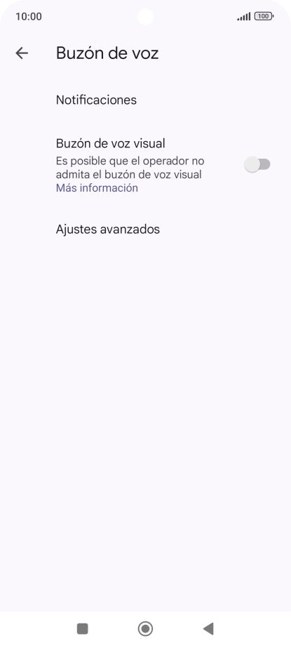 Pulsa Ajustes avanzados.