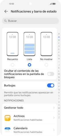 Pulsa Gestionar todo.