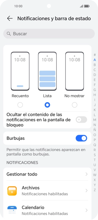 Pulsa Gestionar todo.