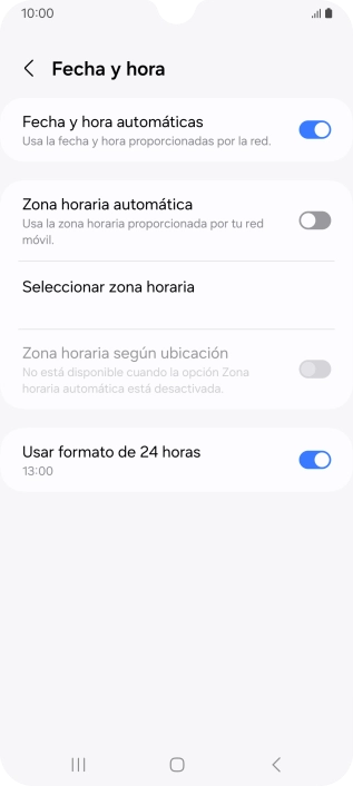 Pulsa el indicador junto a 