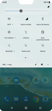 Pulsa Modo avión para activar o desactivar la función.