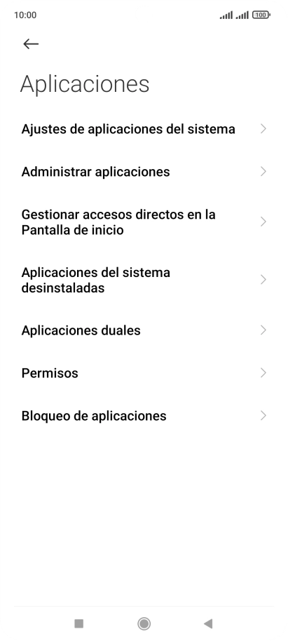 Pulsa Administrar aplicaciones.