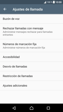 Pulsa Buzón de voz.