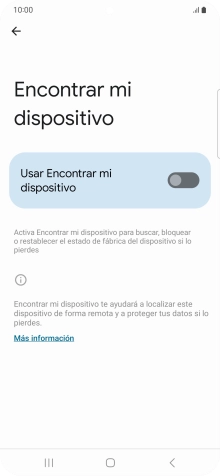 Pulsa el indicador junto a 
