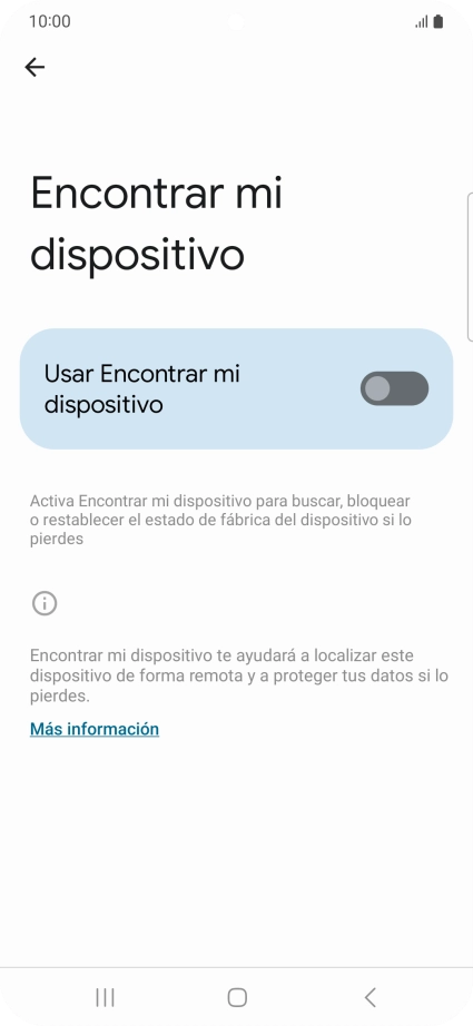 Pulsa el indicador junto a 