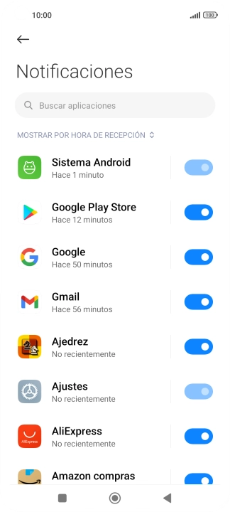 Pulsa la app deseada.