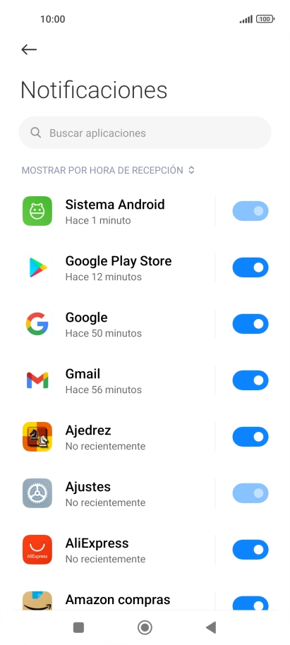 Pulsa la app deseada.