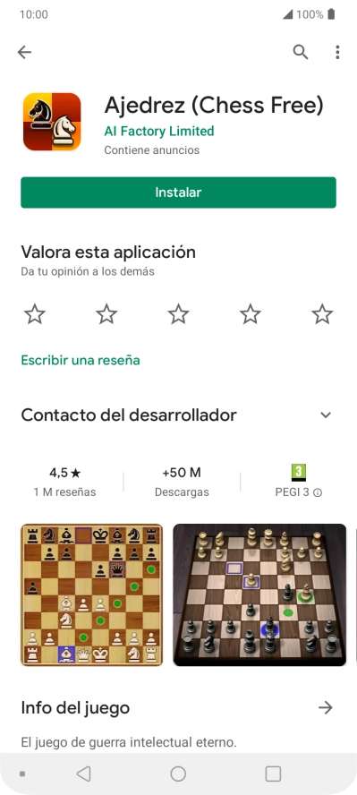 Pulsa la tecla de inicio para terminar y regresar a la pantalla de inicio.