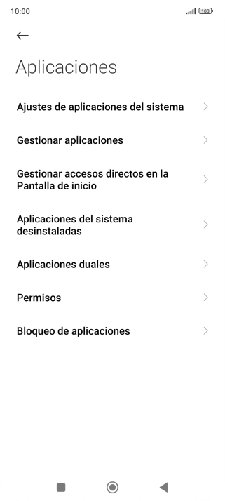 Pulsa Gestionar aplicaciones.