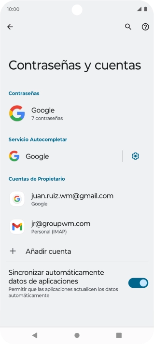 Pulsa la tecla de inicio para terminar y regresar a la pantalla de inicio.