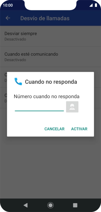 Introduce +34600132000 y pulsa ACTIVAR.