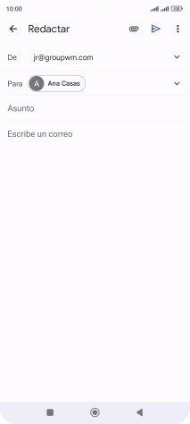 Pulsa Asunto e introduce el asunto deseado.