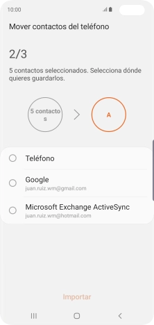 Pulsa Teléfono.