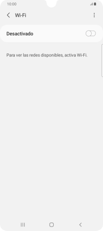 Pulsa el indicador para activar la función.