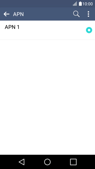 Pulsa el icono de menú.