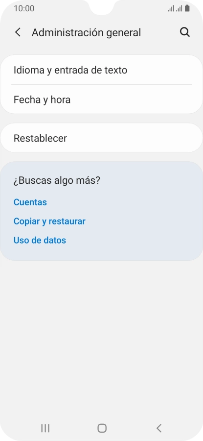 Pulsa Restablecer.
