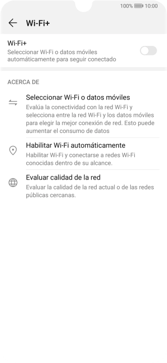 Pulsa el indicador junto a 