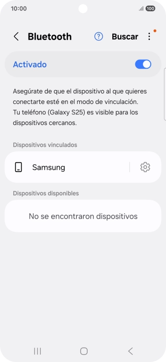 Pulsa la tecla de inicio para terminar y regresar a la pantalla de inicio.