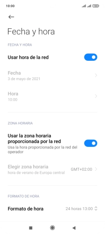 Pulsa la tecla de inicio para terminar y regresar a la pantalla de inicio.