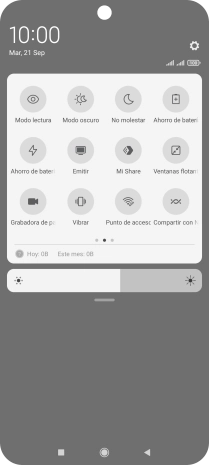 Pulsa Ahorro de batería para activar la función.