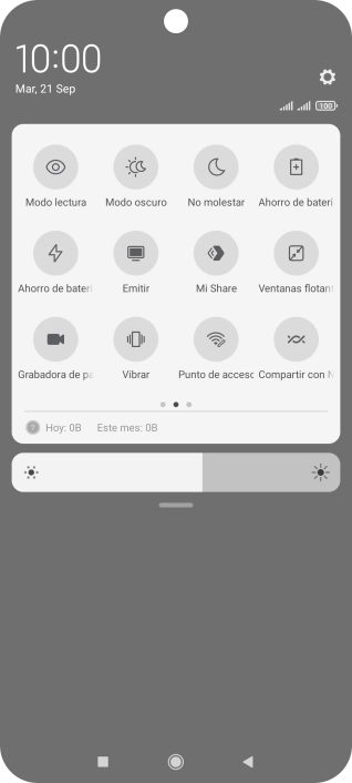 Pulsa Ahorro de batería para activar la función.