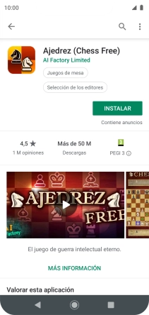 Pulsa INSTALAR y sigue las indicaciones de la pantalla para instalar la app.