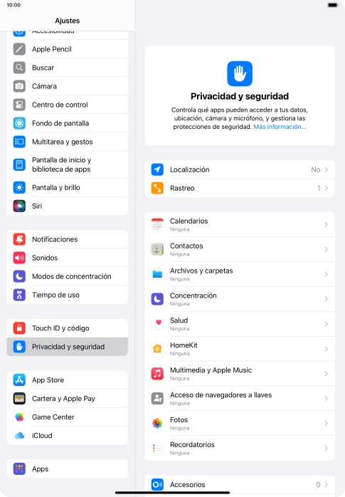 Pulsa Localización.