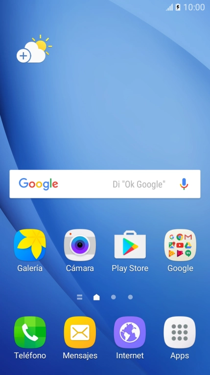 Cuando el icono de carga de batería aparece en la pantalla, el teléfono se está cargando.