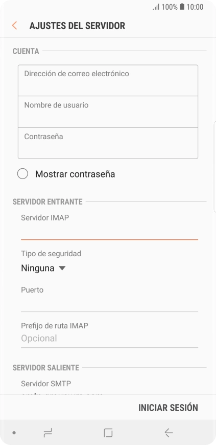 Pulsa la lista desplegable bajo 