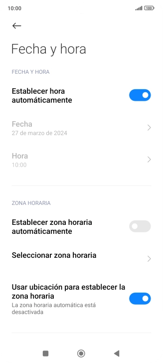 Pulsa el indicador junto a 