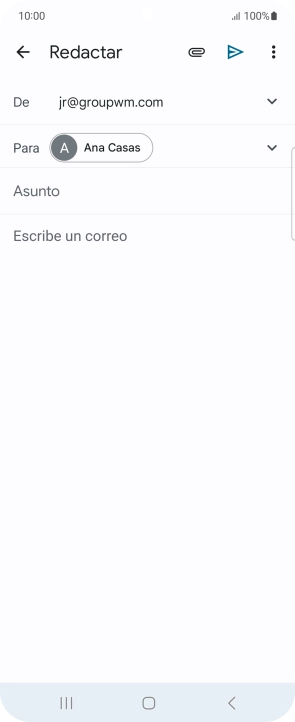 Pulsa Asunto e introduce el asunto deseado.