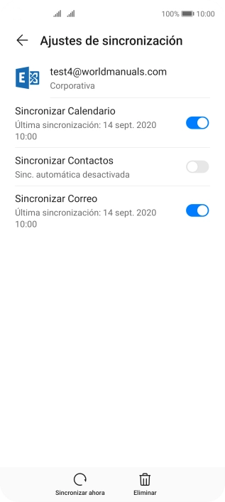 Pulsa el indicador junto a 
