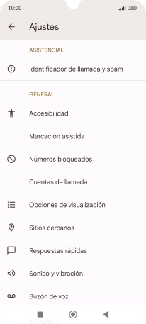 Pulsa Buzón de voz.