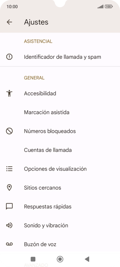 Pulsa Buzón de voz.