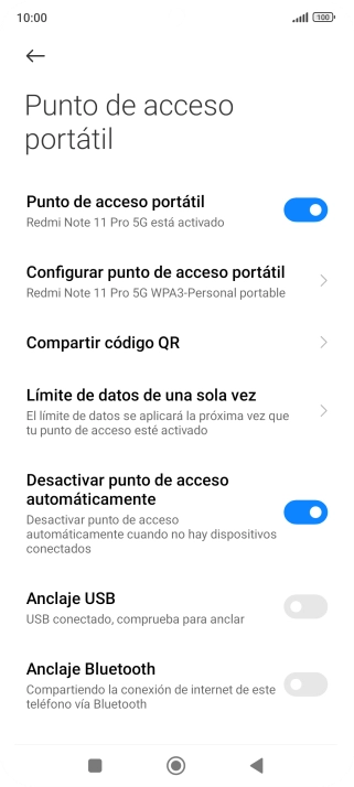 Pulsa la tecla de inicio para terminar y regresar a la pantalla de inicio.