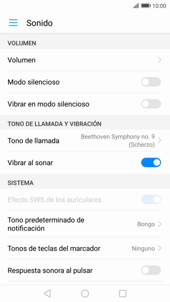 Pulsa la tecla de inicio para terminar y regresar a la pantalla de inicio.