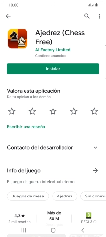 Pulsa la tecla de inicio para terminar y regresar a la pantalla de inicio.
