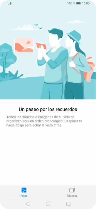 Pulsa Álbumes y desplázate a la carpeta deseada.
