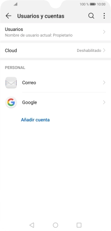 Pulsa el icono de menú.