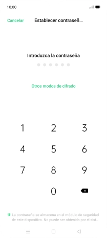 Pulsa Otros modos de cifrado.