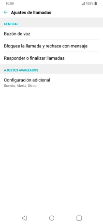 Pulsa Configuración adicional.