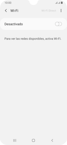 Pulsa el indicador para activar la función.